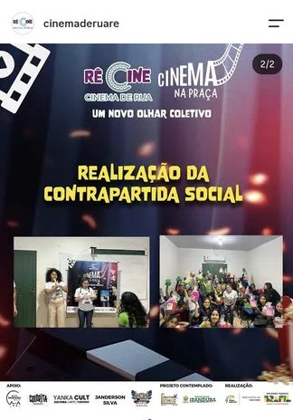 Cartaz ou imagem do projeto Cinema na Praça