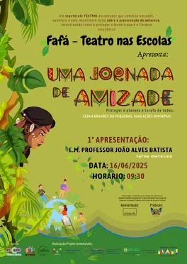 Cartaz ou imagem do projeto Fafá – Teatro nas Escolas